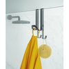 Gancio doppio Metaltex per parete doccia 5x6x14 cm nero