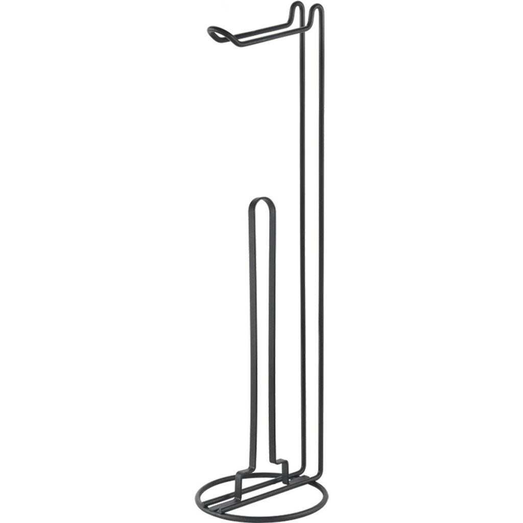 Metaltex Metaltex Suportador de rollo de inodoro para 3 rollos 58x15 cm Negro