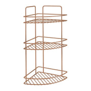 Metaltex doucherek 3 etages 26x13x53 cm koper - afbeelding 1