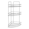 Metaltex Metaltex Reflex Rack de baño 3 pisos 23x23x53 cm de plata
