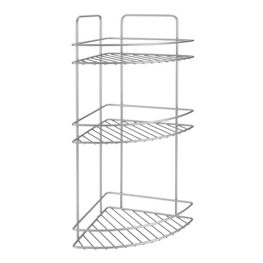 Metaltex Metaltex Reflex Rack de baño 3 pisos 23x23x53 cm de plata