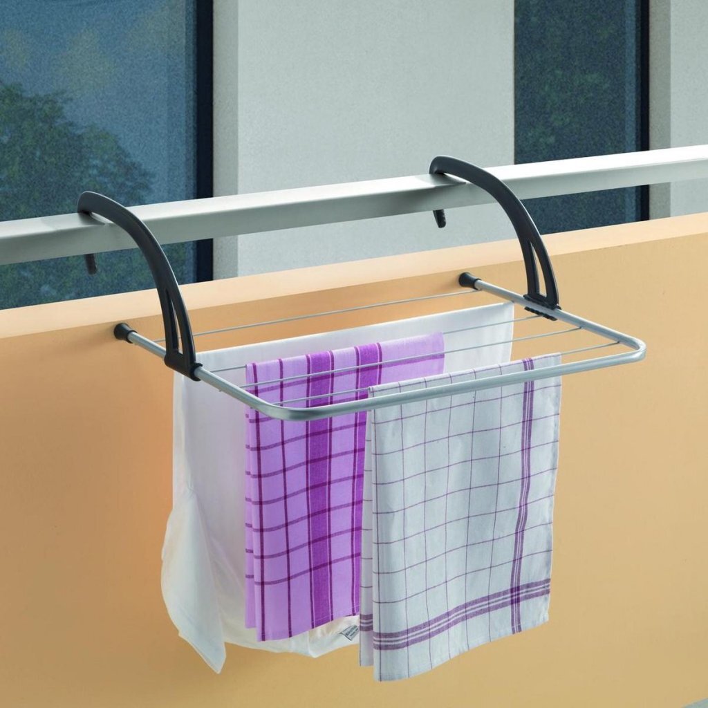 Metaltex metaltex favonio radiador-balkon drablek 3 m drooglijn plateado negro