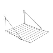 Metaltex tomado - droogrek breda - 7 meter drooglengte - ophangen aan radiator, deur, douchewand of balkon - matzwart - afbeelding 1