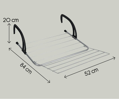 Tomado-Metaltex Tomado Seram HangroogRek 7m Lunghezza secca A bracci regolabili Nero