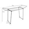 Metaltex metaltex hydra wegeloograck 18 m lunghezza secca nera
