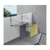 Metaltex Metaltex The Hague Drablek 9 m drooglijn 55x28 cm negro