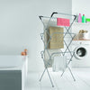 Tomado-Metaltex Tomado Metaltex Concierto drogrek 14 metros de plata con soportes para perchas de ropa