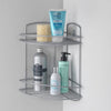 Metaltex onda hoekrek 22x22x35cm 2 laags