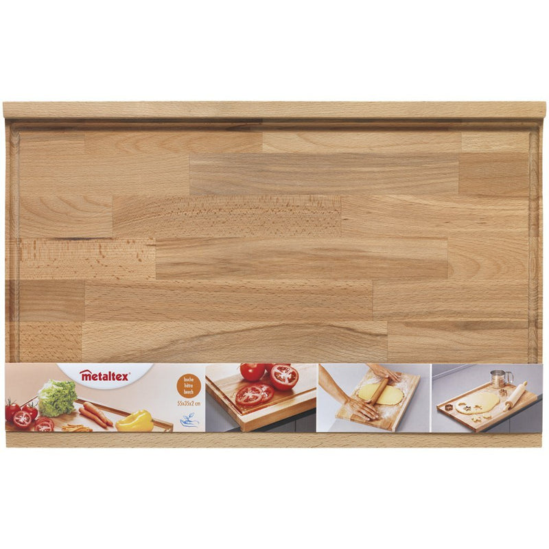 Metaltex beukenhouten plank 55x35x2 cm