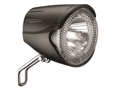Marwi Headlight Sporty LED 20 Lux para Hub Dynamo - Negro (Embalaje del taller)