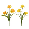Decoris fiore artificiale narciso h60cm giallo 2 assortiti