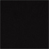Creative Company Fabric, B: 145 cm, 140 Gr, nero, 5 m 1 scatola - afbeelding 1