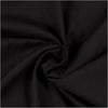 Creative Company Fabric, B: 145 cm, 140 Gr, nero, 5 m 1 scatola