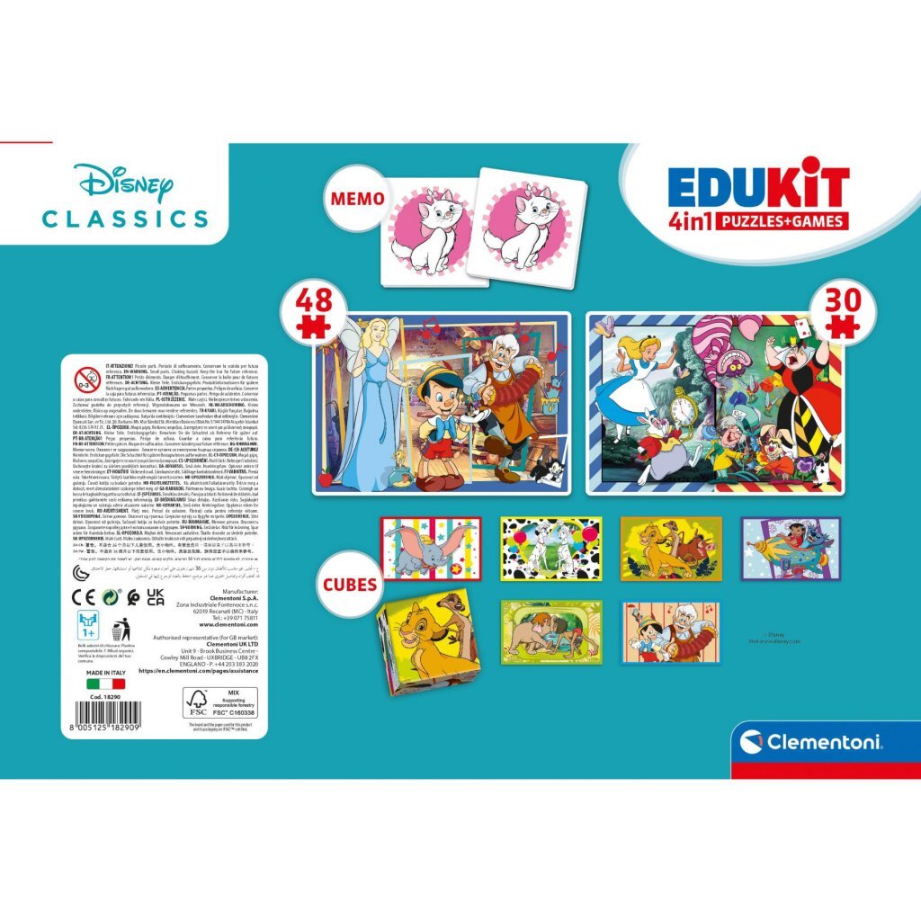 Clementoni Edukit Classics 4In1