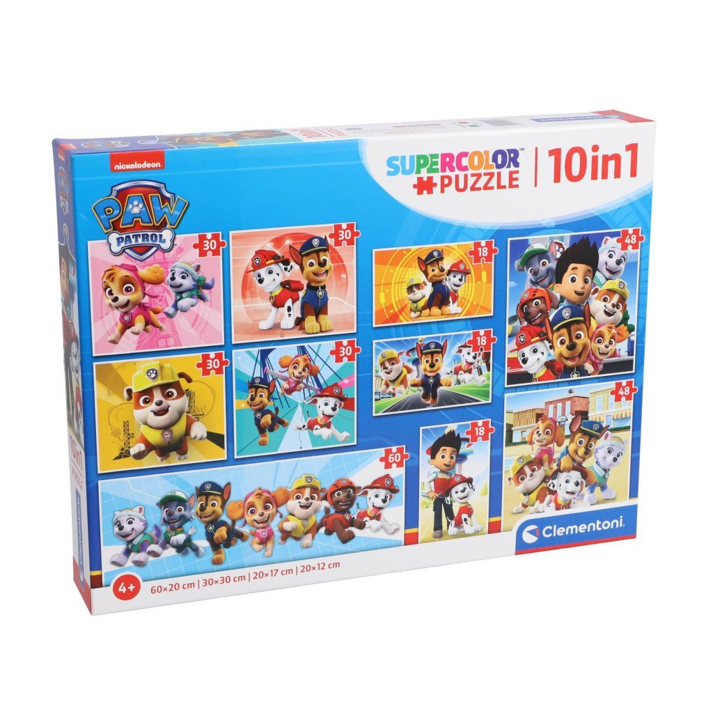 Clementoni Puzzles Paw Patrol, 10in1