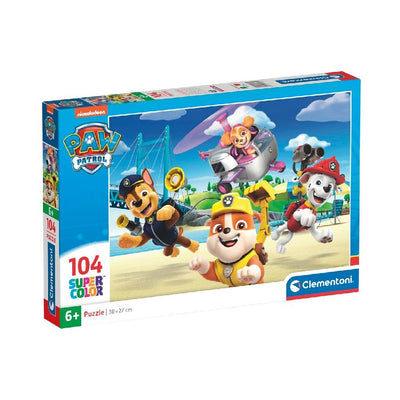 Clementoni puzzle puzzle Super Color Paw Patrol, 104st.