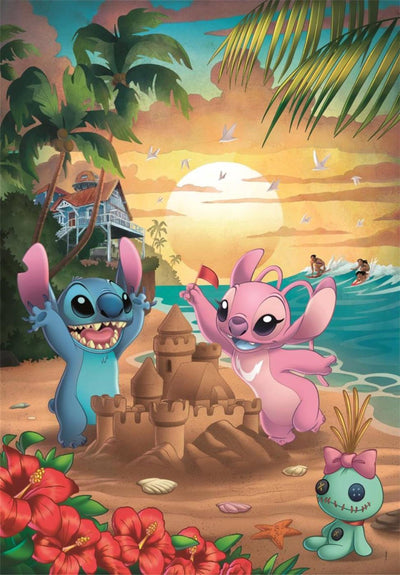 Clementoni puzzel 500 disney stitch compact box