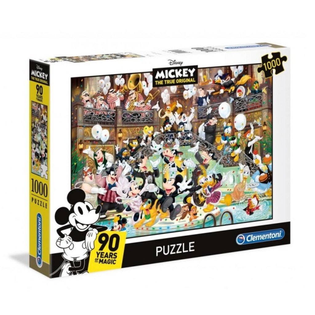 Clementoni Puzzle Disney Mickey 90 anni di Magic 1000 pezzi