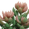 Decoris kunstplant vetplant in pot keramiek h14