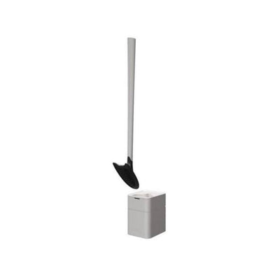 Scopino per WC Sanimaid Stockholm bianco con supporto da pavimento (435x 116x 190)