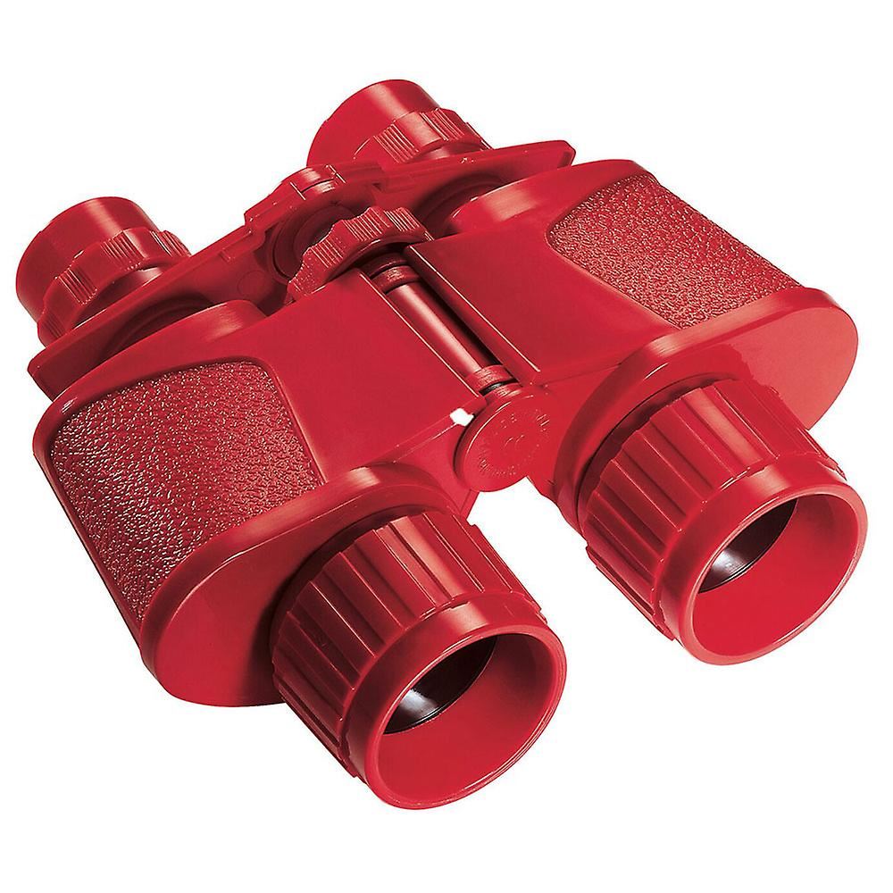 Prismáticos Navir rojos sin funda. 4+