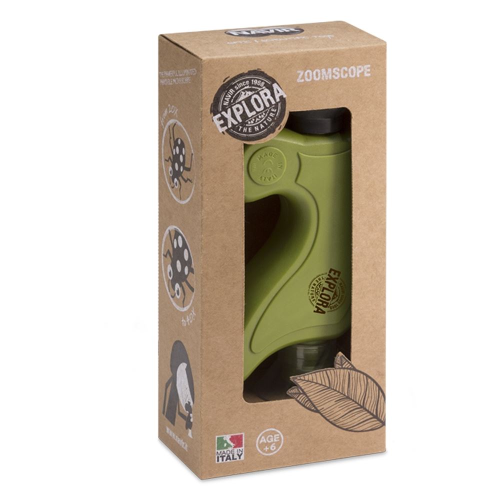 Navir explora: visor con zoom 16x9x5,5cm, verde, zoom de 20 a 40, 6+