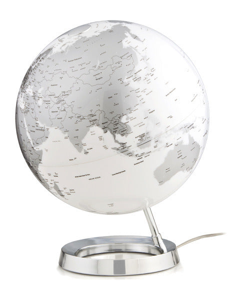 Atmósfera atmósfera nr-0331f7ns-gb globo brillante cromo 30 cm de diámetro pie de plástico en inglés