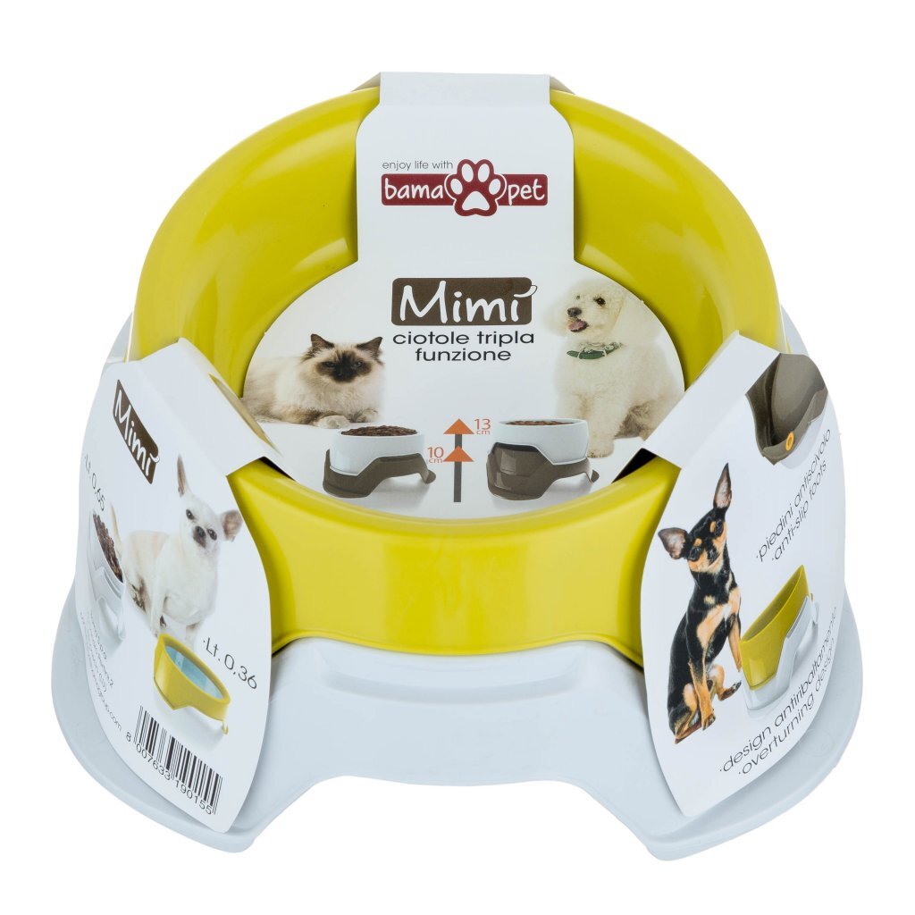 Bama PET Feeding Bin Stackable 19x10-13 cm Assorti