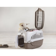 Bama Pet Transportbox 52x33x34 cm Taupe White - afbeelding 3