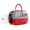 Bama Pet Transportbox 52x33x34 cm Silver rosso
