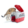 Bama Pet Transportbox 52x33x34 cm Silver rosso