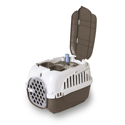 Bama Pet Transportbox 59x38x37 cm Taupe White