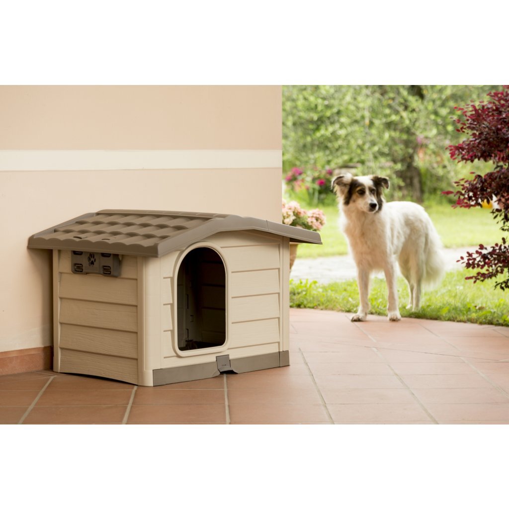 Bama Pet Cuccia Dog Loft 110x94x77 cm Beige Taupe