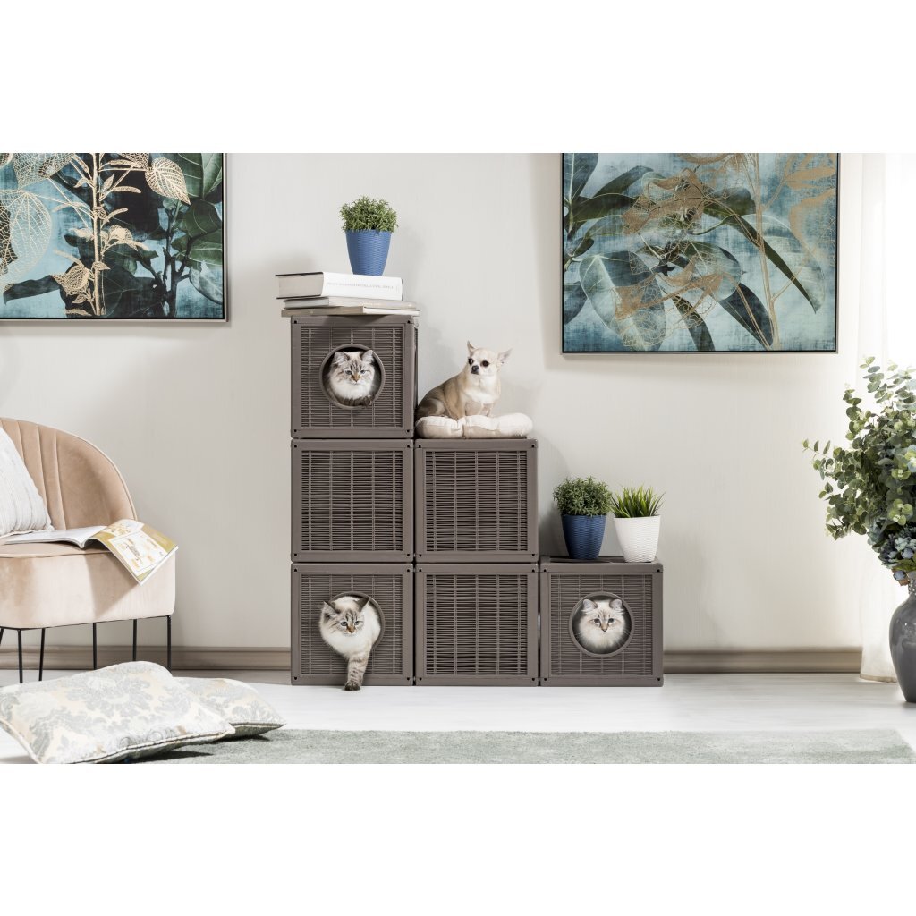 Bama Pet Qulo Cats Cube 35x35x35 cm Taupe