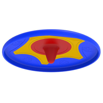 Giocattoli per cani disco di trotto per pet bama 24,5x4,5 cm di rosso giallo blu