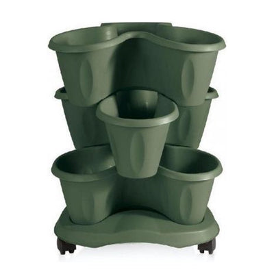 Bama Trifoglilio Fiorter con ruote 40x51 cm verde