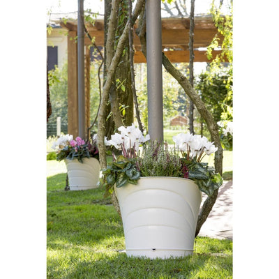 Bama Tulipano Flowerpot 5L 34.5x19x30 cm 4 pezzi bianchi