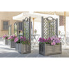 Bama Fioriera Separe Flower Box 80x42.5x150 cm Gray