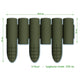 Bama Garden Modular Rand imitazione in legno 38.5x15 cm 6 pezzi marroni