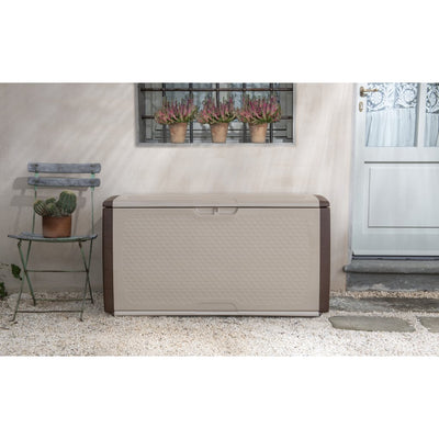 Bama mettitutto container 350l 122x56x63 cm beige taupe