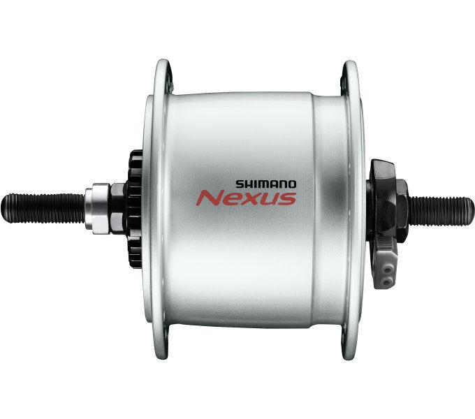 Shimano Naafdynamo Nexus DH-C6000-3R 3 vatios 36 hoyos Roller Frakes Plata