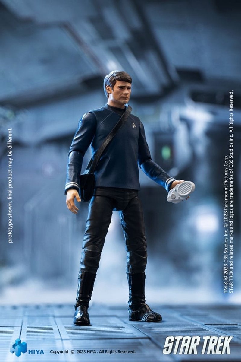 Hiya giocattoli star trek squisita mini action figure 1 18 star trek 2009 mccoy10 cm action figure