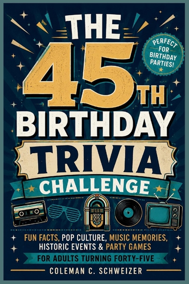 El desafío de trivia del 45 cumpleaños
