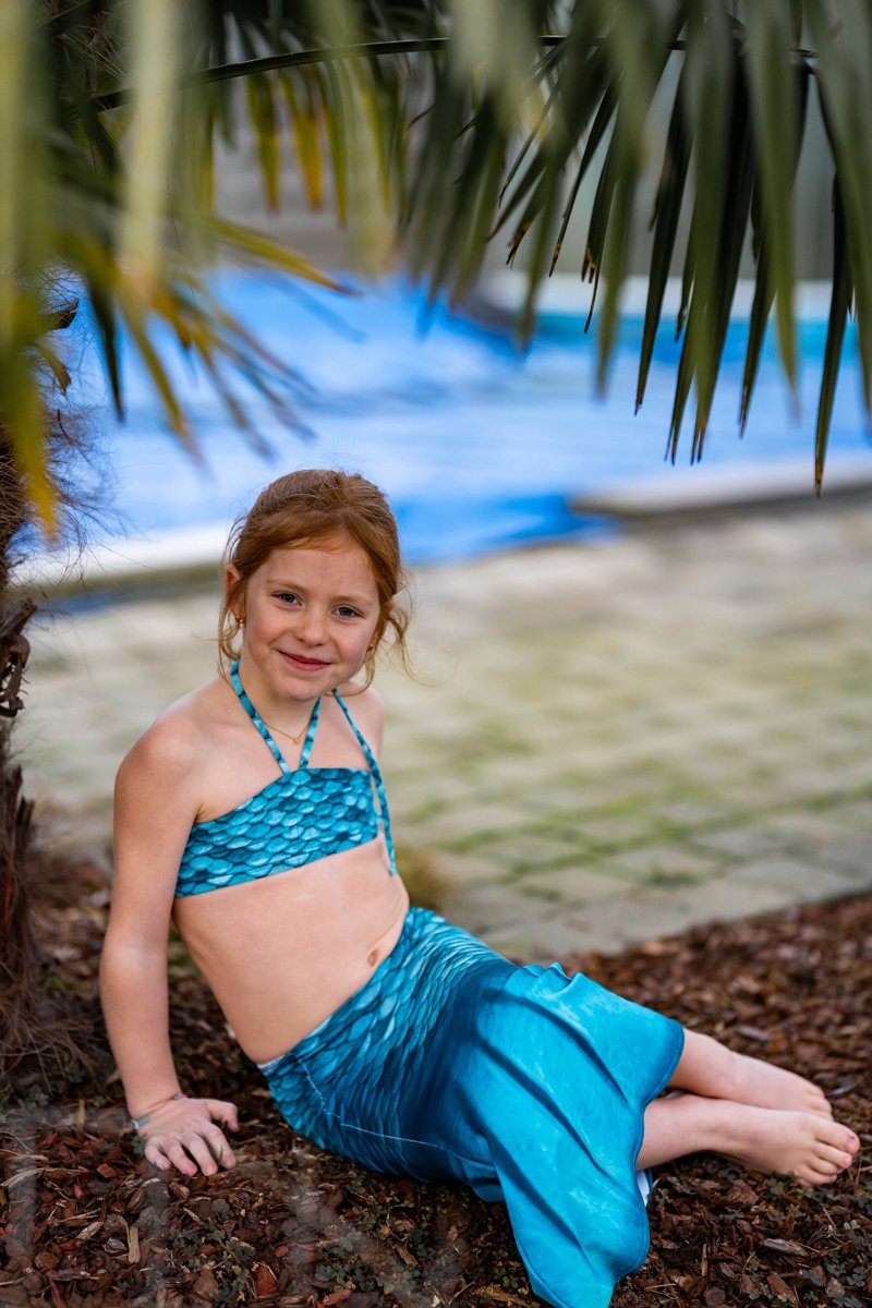 Sirene Kuaki - set per bambini turchese - 2xs - 4 anni