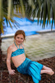 Sirene Kuaki - set per bambini turchese - 2xs - 4 anni