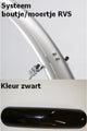 Eurofender Fender Set Elegance 58 mm 26 Negro