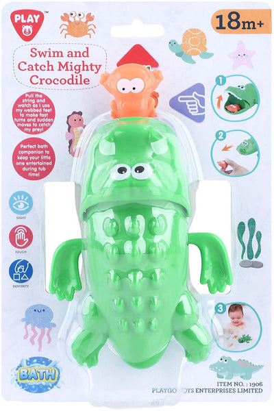 Play bath toy swim and catch crocodile, 2dlg.