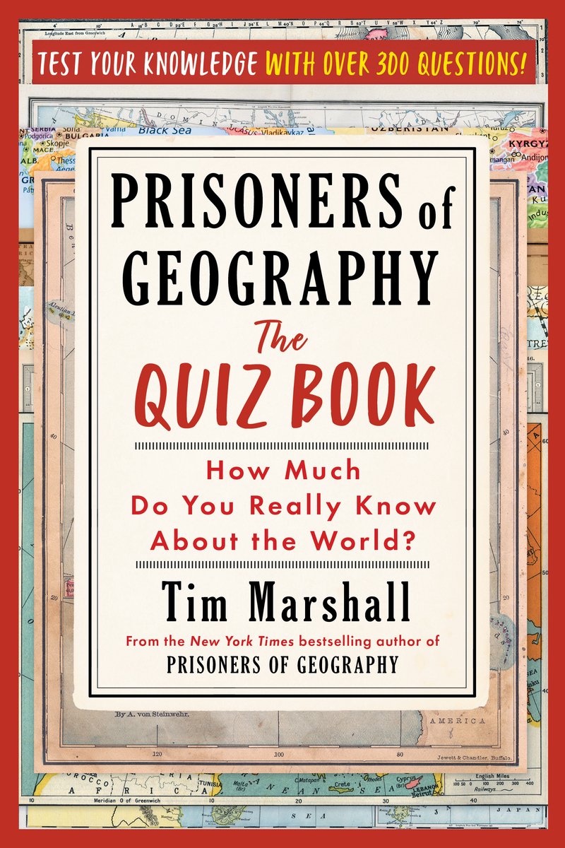 Prigionieri della geografia: il libro dei quiz: quanto sai veramente del mondo?