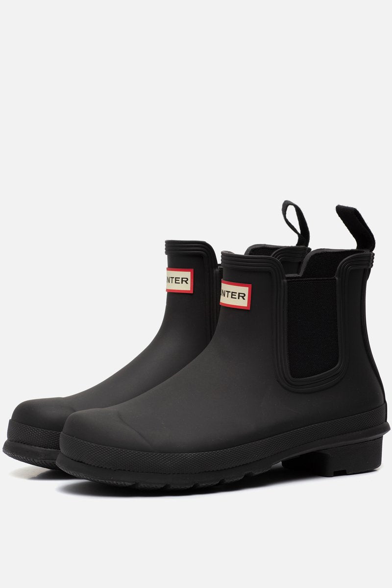 Hunter - botas de lluvia para mujer - Chelsea original - negro - talla 40-41eu