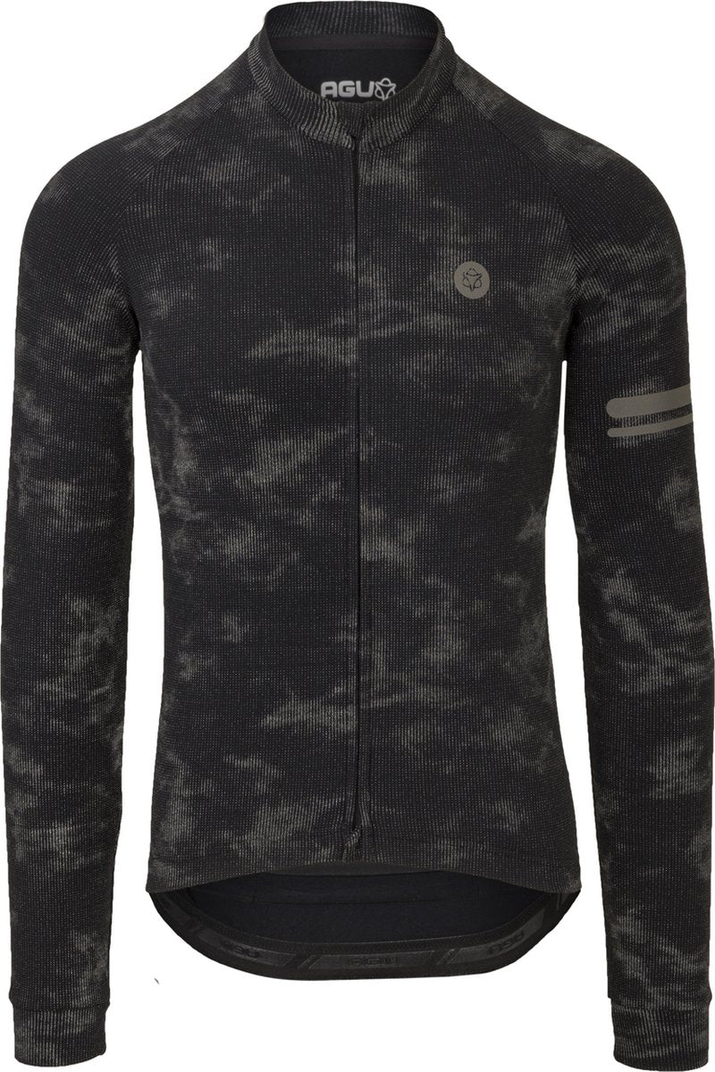 Agu reflective fietsshirt lange mouwen essential heren - reflection - maat xl